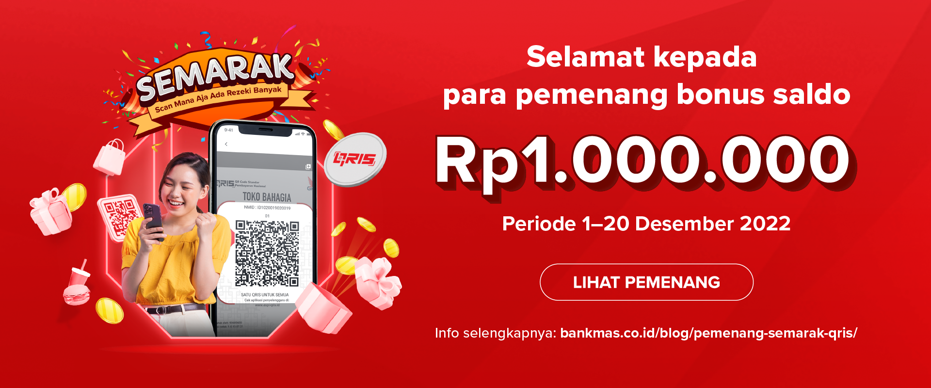 Winners of the "Semarak QRIS" Program